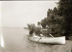 cca 1940 Balatoni negatívok és pozitív képek, Bónis László hagyatékában őrzött 10 db szabadon felhas...