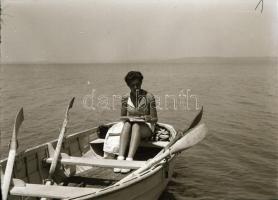 cca 1940 Balatoni negatívok és pozitív képek, Bónis László hagyatékában őrzött 10 db szabadon felhas...