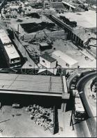 1983 Budapest, az 55-ös autóbusz forgalmi helyzetben, 2 db vintage fotó (10x15 cm) + 1 db negatív 1969-ből, 6x6 cm