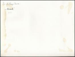 1966 Mártanyi Imre: Mozaik, feliratozott vintage fotóművészeti alkotás, 18x24 cm