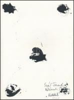 1972 Szél Ferenc: Kötelek, feliratozott vintage fotóművészeti alkotás, 24x18 cm