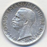 Olaszország 1927R 5L Ag &quot;III. Viktor Emánuel&quot; T:2 Italy 1927R 5 Lire Ag &quot;Vittorio Emanuele&quot; C:XF