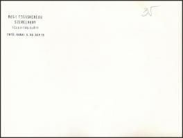 1990. szeptember 19. Budapest, régi fogaskerekű szerelvény felújítás előtt, 2 db vintage fotó Karai ...