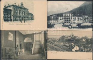 18 db RÉGI német, osztrák és svájc városképes lap, vegyes minőség / 18 old German, Austrian and Swiss town-view postcards, mixed quality