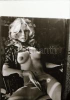 cca 1972 Akt reprók magazinokból, 32 db negatív tároló tasakban, 24x26 mm