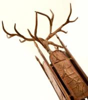 Fekete Tamás (1931-2007): Üllői úti fa. Bronz, jelzett, számozott 10/10, m: 30 cm