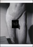 cca 1960 Modellre várva, erotikus fénykép, korabeli negatívról készült mai nagyítás, 25x18 cm / erotic photo, 25x18 cm