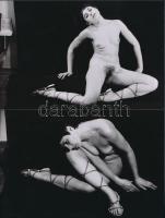 cca 1974 Szandi fogságában, 8 db finoman erotikus fénykép, korabeli negatívokról készült mai nagyítá...