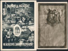 2 db RÉGI irredenta motívumlap / 2 old Hungarian irredenta postcards