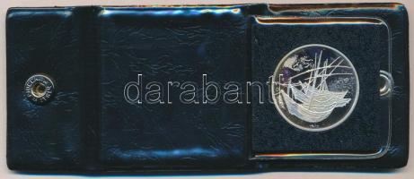 Kiss Kovács Gyula (1922-1984) DN "Van Gogh" Ag emlékérem ÁPV plasztiktokban (16,2g/0.925/3...