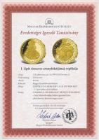 DN "A legértékesebb magyar érmék - I. Lipót tízszeres aranydukátjának replikája" aranyozot...