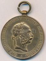 1873. Hadiérem Br katonai érdemérem mellszalag nélkül T:2 ph.  Hungary 1873. Military Medal Br medal without ribbon C:XF edge error  NMK 231.