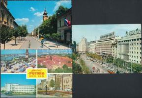 50 db MODERN jugoszláv városképes lap / 50 modern Yugoslavian town-view postcards