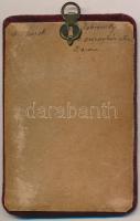 Franciaország ~1899. "Le Nid (A fészek)" Br falra akasztható lemezplakett. Szign.: Daniel ...