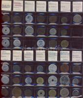 Érdekes hagyaték tétel összesen 204db (pár db duplával) világpénz gyűjtemény benne 204db Európa többek között San Marino, Monakó, Vatikán, Albánia, Gibraltár, Luxemburg + 81db ritkább tengerentúl 17lapos újszerű berakóban T:1,2(többségében),3(kevés)