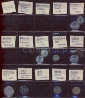 Érdekes hagyaték tétel összesen 204db (pár db duplával) világpénz gyűjtemény benne 204db Európa több...
