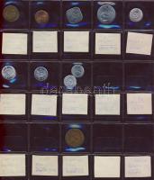Érdekes hagyaték tétel összesen 204db (pár db duplával) világpénz gyűjtemény benne 204db Európa több...