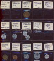 Érdekes hagyaték tétel összesen 204db (pár db duplával) világpénz gyűjtemény benne 204db Európa több...