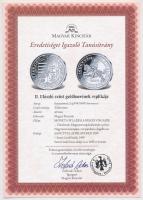 DN "A legértékesebb magyar érmék - II. Ulászló ezüst guldinerének replikája" ezüstözött Cu...