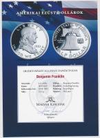 Amerikai Egyesült Államok 1962D 1/2$ Ag "Franklin" tanúsítvánnyal T:2- USA 1962D Half Doll...