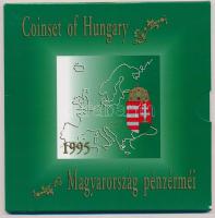 1995. 10f-200Ft 11klf darabos forgalmi sor dísztokban, benne 200Ft Ag "Deák", "Magyar...