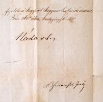 1863 Nádasdy Lipót (1802-1873) Felsőköhéri Móga Demeter (1812-1873) erdélyi királyi főkormányszéki v...