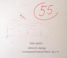 1975 Gebhardt György (1910-1993): Metróépítők, feliratozott vintage fotóművészeti alkotás, 29x40 cm