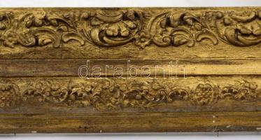 Régi, aranyozott képkeret, apró lepattanásokkal,  belső méret: 70x56cm