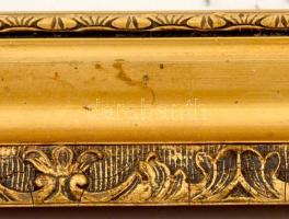 Régi, aranyozott képkeret, apró lepattanásokkal,  belső méret: 50x38cm