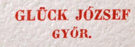 1918 Kanás Jenőné és Sándorka, Glück József győri műtermében, 14x9 cm, karton 30x24 cm