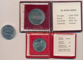 1983. 100Ft "FAO" eredeti tokban tanúsítvánnyal + 1983. 100Ft alpakka "Simon Bolivár&...