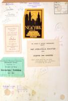 1937 Osoha László: Galambok, pecséttel jelzett vintage fotóművészeti alkotás, kiállítási emlék matri...