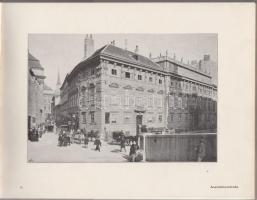 cca 1900 Bécsi képes album háromnyelvű szöveggel, 161 oldalon 176 képpel, egészvászon kötésben, szép...