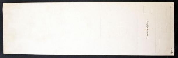 Budapest látképe, öt lapos panorámalap (EB)