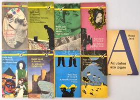 Vegyes Rejtő Jenő könyvek, 9db, (benne Az utolsó szó jogán, Piszkos Fred közbelép, A láthatatlan lég...