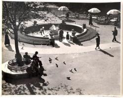 cca 1935 Budapest, Attila ásványvíz forrás, vintage fotó, 23x29 cm
