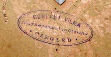 1903 Ceglédi csoportkép, Conradt Vilma felvétele, 25x30 cm, karton 36x43 cm