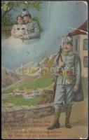 Austria-Hungary Field postcard Tábori posta képeslap &quot;K.u.k. INFANTERIEREGIMENT&quot; +...