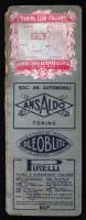 cca 1930 Firenze és környéke autóstérkép. Keménytáblás borítással / Grande Carta Automobilistica Fir...