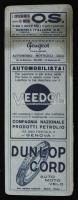 cca 1930 Firenze és környéke autóstérkép. Keménytáblás borítással / Grande Carta Automobilistica Fir...