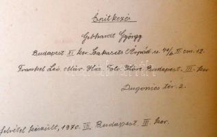 cca 1972 Gebhardt György (1910-1993): Építkezés, aláírt, feliratozott vintage fotóművészeti alkotás,...