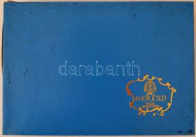 Herendi Rothschild mintás ajándék készlet (tálka,csikknyomó, dobozka, gyufadoboztartó), kézzel feste...