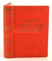 Rubaiyat Hakim Omar Khayyam: The Quatrains of Abilfat' H Ghia'th-E-din Ebrahim Khayam of Nishabur. Tahrir Iran. Félvászon kötésben