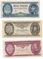 1969. 10Ft + 1980. 20Ft (3x) + 1986. 50Ft + 1992. 100Ft T:III szép, ropogós papír
Adamo F7, F17, F2...