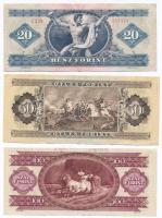 1969. 10Ft + 1980. 20Ft (3x) + 1986. 50Ft + 1992. 100Ft T:III szép, ropogós papír
Adamo F7, F17, F2...