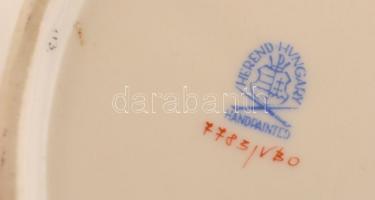 Herendi Viktória mintás hamuzó, kézzel festett,  jelzett, hibátlan, 6x9cm