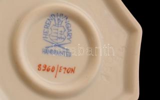 Herendi Eton mintás fogpiszkálótartó, kézzel festett,  jelzett, hibátlan, m:5,5 cm