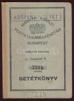 1946 Postatakarákpéntári betétkönyv