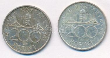 1994. 200Ft Ag "Deák" (2x) T:2,2-
Adamo F13.1