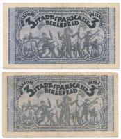 Németország / Weimari Köztársaság / Bielefeld 1923. 7db szükségpénz, perforáltak T:II,III
Germany /...